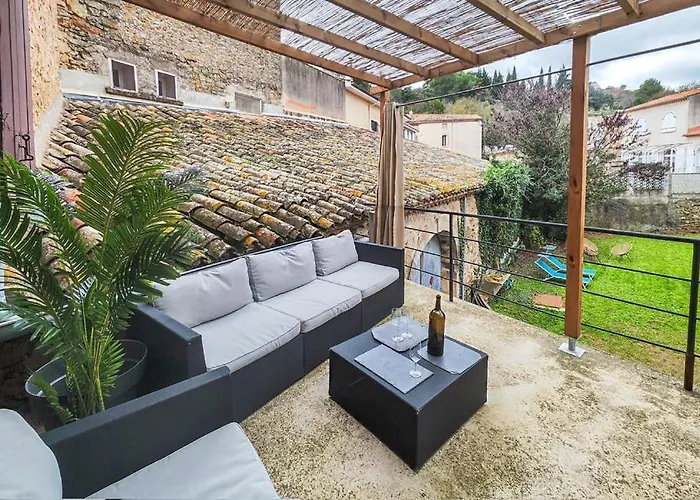 Ferienhaus Maison De Caractere Chaleureuse Avec Grand Jardin Gabian
